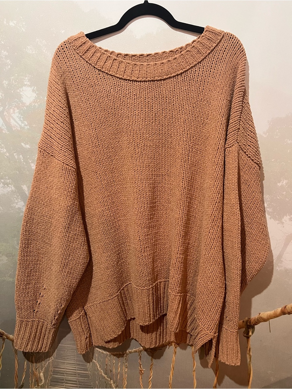 Aerie Tan Chenille Sweater
